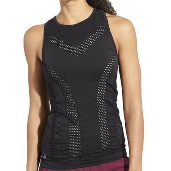 Athleta Tops - Athleta Black Burpee Racerback Tank Top